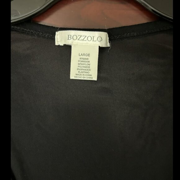 Women's Sheer Black Bodysuit - Picture 3 of 3